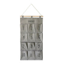 New Wall Hanging Storage Bag 12 Pockets Wall Mounted Hanging Organizer Bath P1E3
