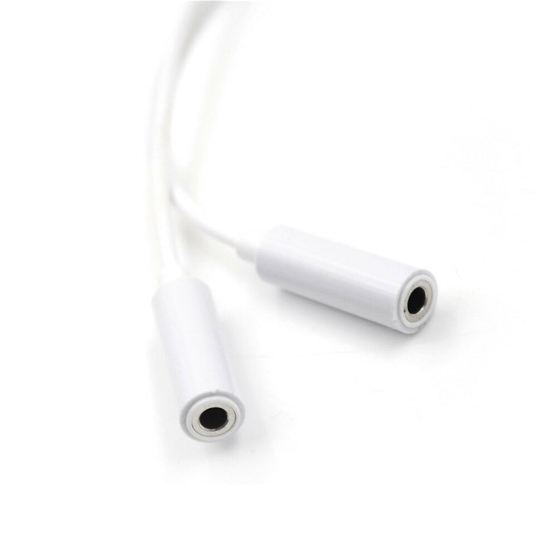 3.5mm AUX Audio Mic Splitter Cable Earphone Headphone Adapter 1Male To 2FemaleES