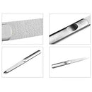2PCS Stainless steel nail file double-sided matte armor beauty tools Yangji