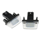 2PCS LED License Plate Light 3528 SMD No Error Number For Peugeot 206 98-10