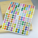 4 Sheets Essential Oil Bottle Cap Labels Aromatherapy Vial Stickers  English