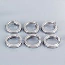 500 Pcs/set M2 M2.5 M3 M4 M5 M6 Stainless Steel Shells Pad Spring Lock Wash
