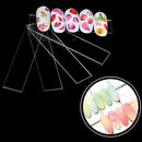 10Pc Clear False Nail Tips Display Stand Holder Protective Film Manicure Tool M&