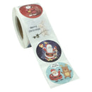 500pcs Cartoon Christmas Tree Holiday Stickers Seals Gift Scrapbooking 02