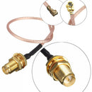 5.9"/15cm RG178 RP SMA to uFL/u.FL/IPX/IPEX RF Female Adapter Extension Cab I0H7