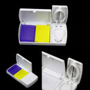 Travel Pill Case Splitters Medicine OrganizerDivider Pills Box Tablet Cutter  3C