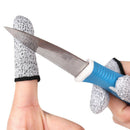 16x Safety Anti-Cut Finger Cots HPPE Finger Sleeve Cover for Gardening