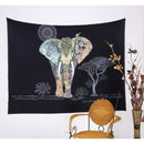 Elephant Mandala Tapestry Hippie Wall Hanging Boho Bedspread Dorm Decor