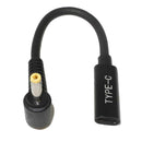 Type-C Female To Male Plug Elbow With PD Chip Short Interface Laptop Adapter