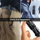 Pocket Torch LED Mini Flashlight Zoomable Inspection 1200 Lumens Q5 Flash light