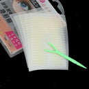 100 Pairs Olive Shape Invisible Double Eyelid Eye Tape Stickers - Nude