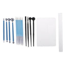 15 Pieces Mixed Clay Modeling Sculpting Pottery Tools Kit - 4 ball stylus + 5