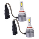 2pc 9005 LED 36W 6000K Combo Headlight Bulbs Car High Low Beam Lamp 3800LM White