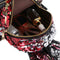 3pcs/set Shining Sequin School Backpack Women Rabbit Ear Purse Bags (Multi)