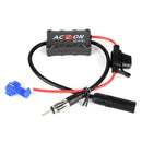 Universal Automobile Car FM/AM Radio Stereo Antenna Signal Amplifier Booster 3C