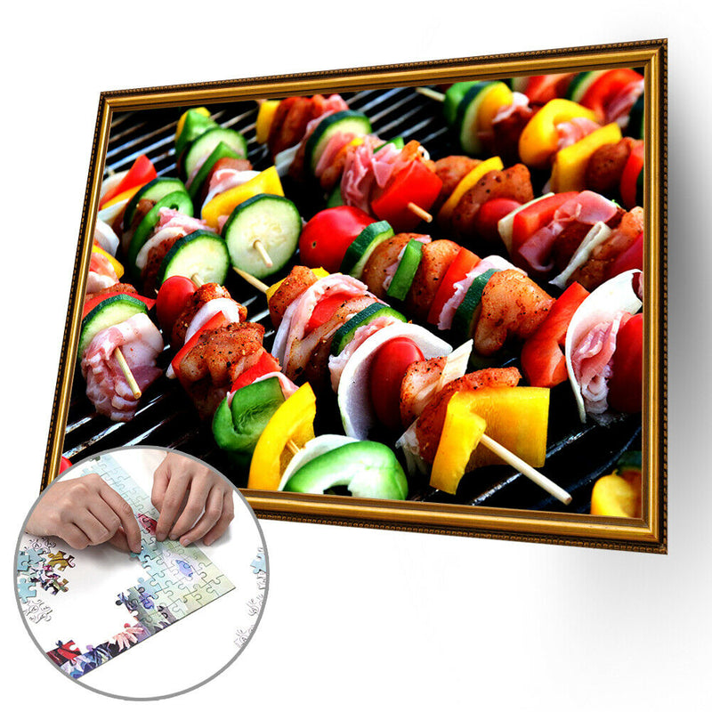 1000pcs DIY Jigsaw Paper Puzzle Fruit Skewer Living Room Decoration Toys