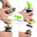 Jar Opener Arthritis Can Opener Stainless Steel Lids Off Labor-Saving 360 D D3S6