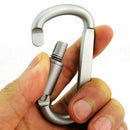 6 pcs Aluminum Alloy D-ring Locking Carabiner Light but Strong A4T3