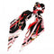 Retro Print Ribbon Hair Rope Women Ponytail Elastic Rubber Band (Style 3)
