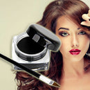 Pro Waterproof Eye Liner Liquid Eyeliner Shadow Gel Makeup Cosmetic+Brush Bl %a