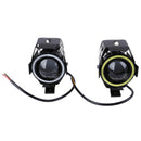 2Pcs/set U7 Blue Angel Eyes Light 125W Motorcycle Headlight LED Fog Spotli zc Bj