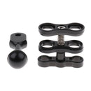 Underwater Ball Clamp Easy Releasing Mounting and Moving Around Clamp for Scuba