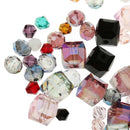 100 Mixed Rhinestone Spacer Bead Charms Pendant for Jewelry Making Craft