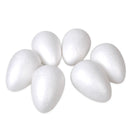 6pcs 12cm Styrofoam Eggs Polystyrene Ball Easter Christmas Decor Egg Craft DIY