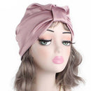 2 Pieces Womens Pure Silk Night Sleeping Cap Hats Wrap Hair Care Bonnet