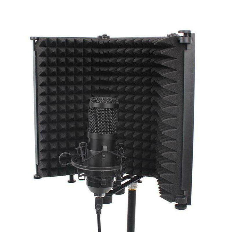 Studio Microphone Isolation Shield for Condenser Microphone Recording