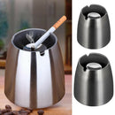 Durable Stainless Steel Metal Ashtray Cigar Holder Ashtrays Household S