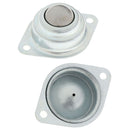 1Pc 1inch Roller Ball Transfer Bearing  Caster Screw Mounted Round Bull Whe Gw