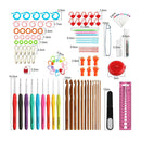Ergonomic Handle Crochet Hooks, Crochet Hooks Set with Knitting Needles, Large