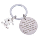 Graduation Keychain Take Pride in Keyring Stainless Steel  Graduates Gifts 2 3C