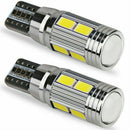 2X T10 LED 10SMD W5W 5630 194 CANBUS ERROR FREE Car Side Wedge Light Bulb