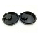 Plastic Snap Digital Camera Clip-on 34mm Center Pinch Lens Cap Cover - Black