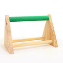 Wooden Parrots Perch Tabletop Grinding Bird