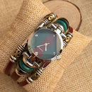 Retro Women Female Leather Belt Wrap Buckle Bracelet Watch Lady Quartz Watches
