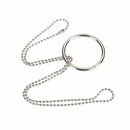 5X(Magic Ring Necklace Metal Magic Trick Props Knot L1U5)
