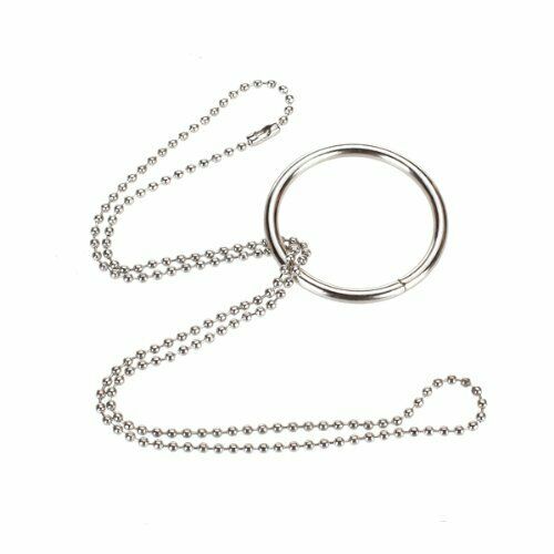 5X(Magic Ring Necklace Metal Magic Trick Props Knot L1U5)