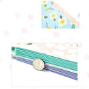 Floral Printed Accordion Document File Folder Expanding Letter/A4 Organizer Q9X9