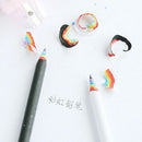 2 Pcs Rainbow Drawing Painting Pencils Pencil Stationery Tool