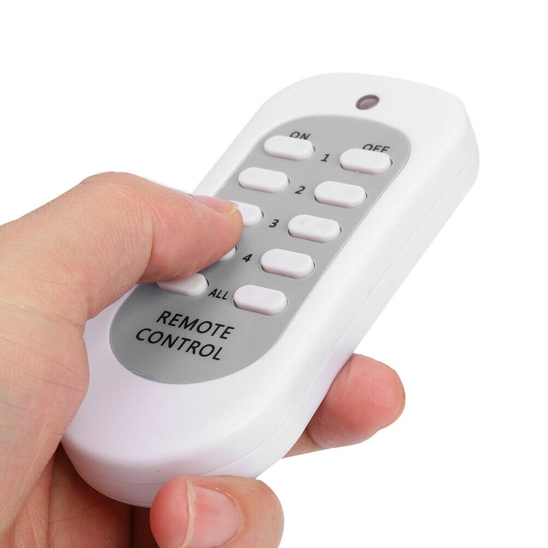 2pcs UK Plug Power Outlet Light Switch Socket+1pc Wireless Remote Control A