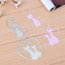 Love Cat Design Metal Cutting Dies For DIY Scrapbooking Album Paper Cards SP