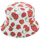 Strawberry pattern Cute Sweet Child Boys Girls Toddler Summer Bucket Sun Ha S4G5