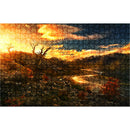 1000 Pieces DIY Assembling Sunset Scenery Puzzles Educational Toys Gifts
