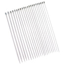 22pcs Stainless Steel Single Pointed Knitting Needle Sweater Staight Needles