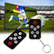 7 Keys Mini Universal TV Remote Control Keychain Television Set Controller