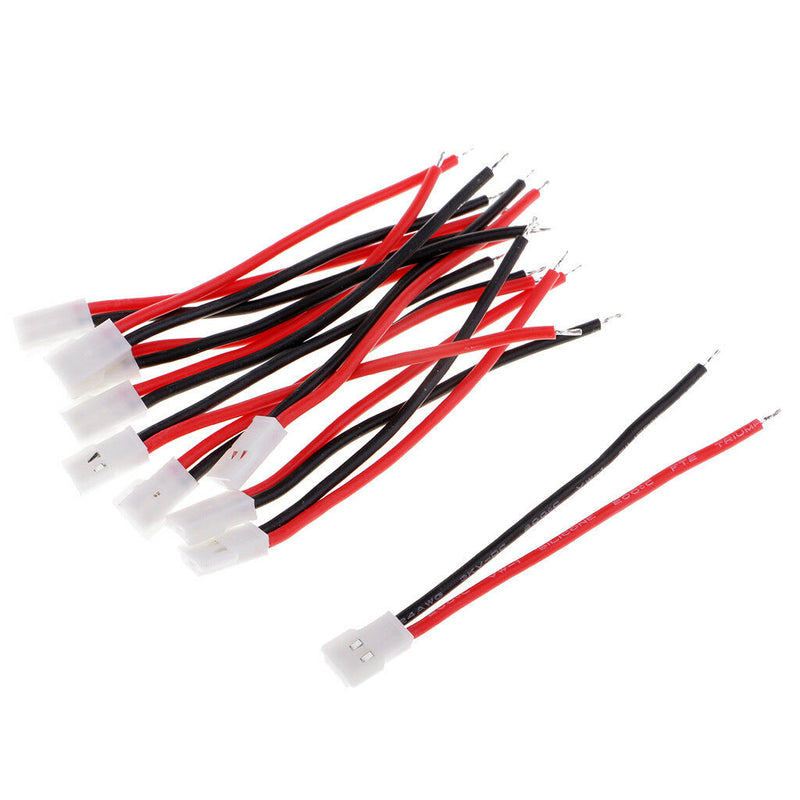 10x Battery Charging Adapter 3.7v Battery Line Wire Socket for RC Drone Part