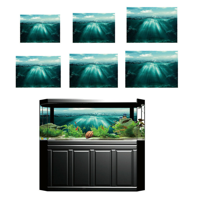 Aquarium Background Ocean Poster   Tank Wallpaper Ornament Decor 61x30cm